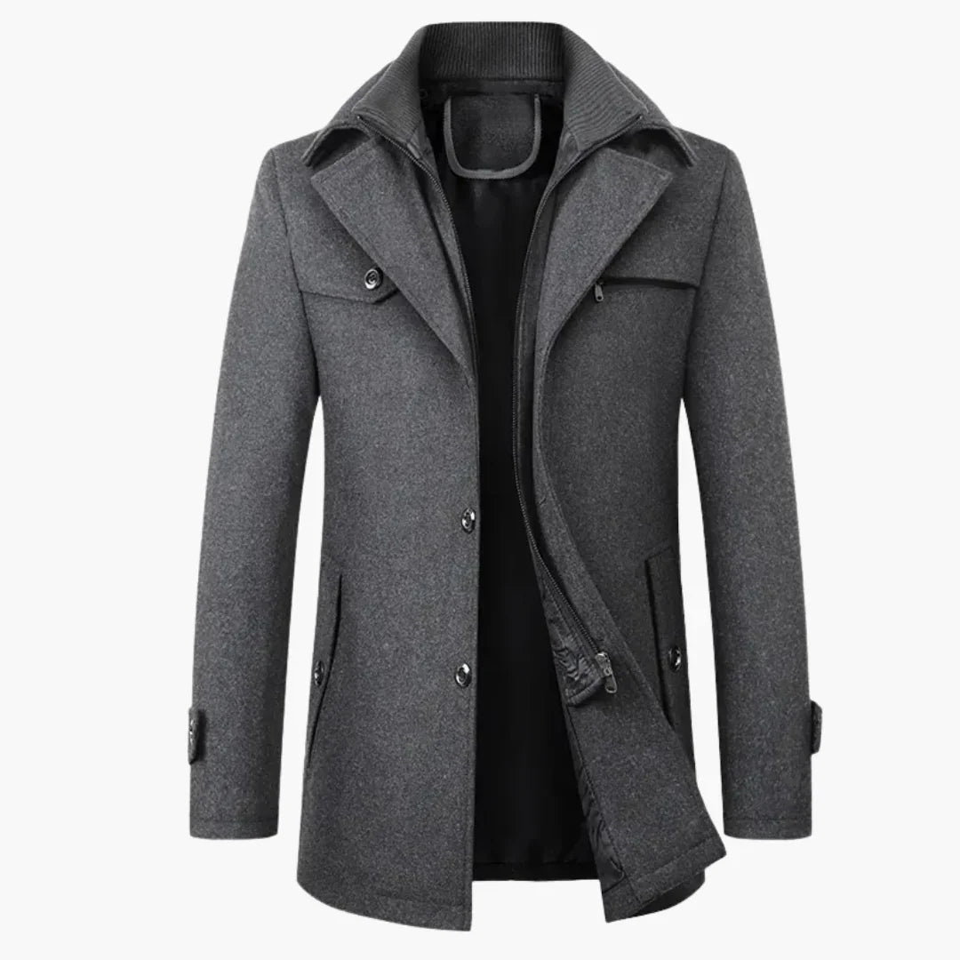 Elarova | Eleganter Mantel für Herren