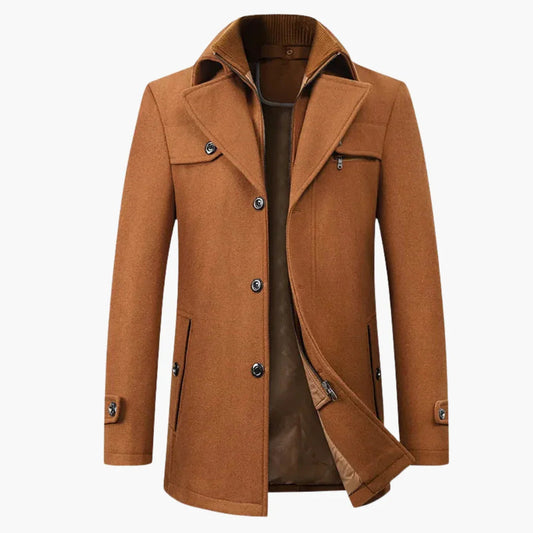 Elarova | Eleganter Mantel für Herren