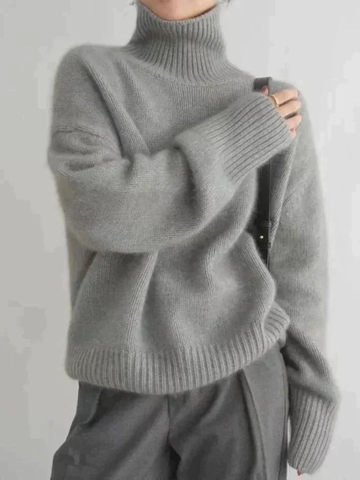 Elarova | Eleganter Rollkragenpullover