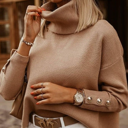 Elarova | Eleganter Rollkragenpullover für Damen