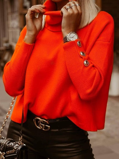 Elarova | Eleganter Rollkragenpullover für Damen