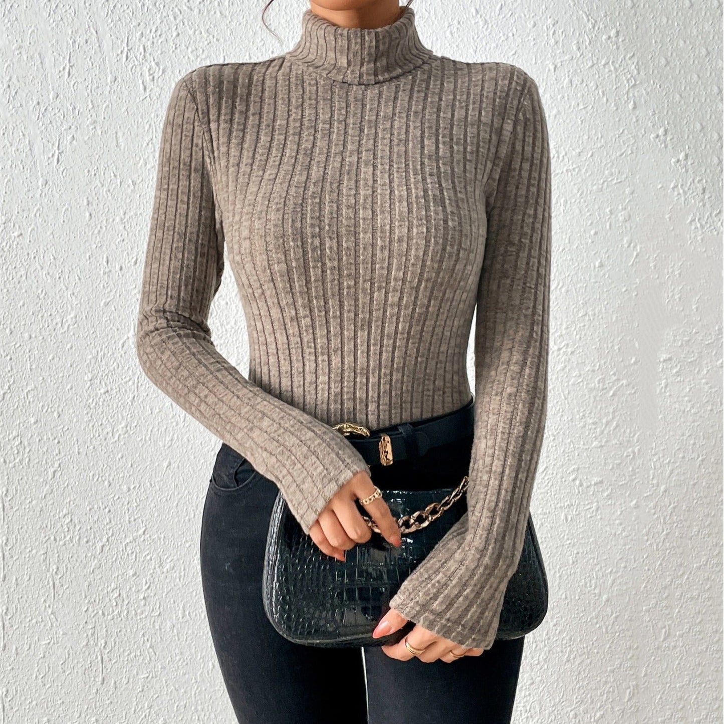 Elarova | Eleganter Rollkragenpullover für Damen