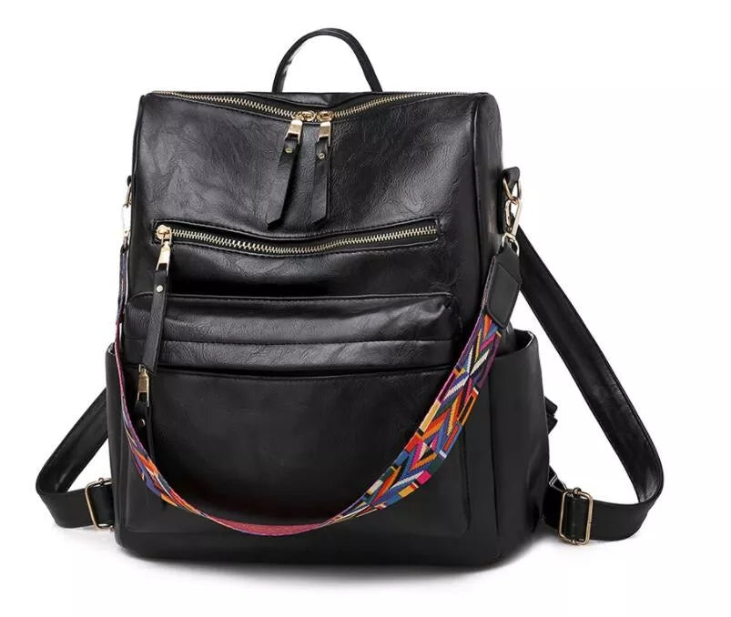 Elarova | Eleganter Weicher LederRucksack