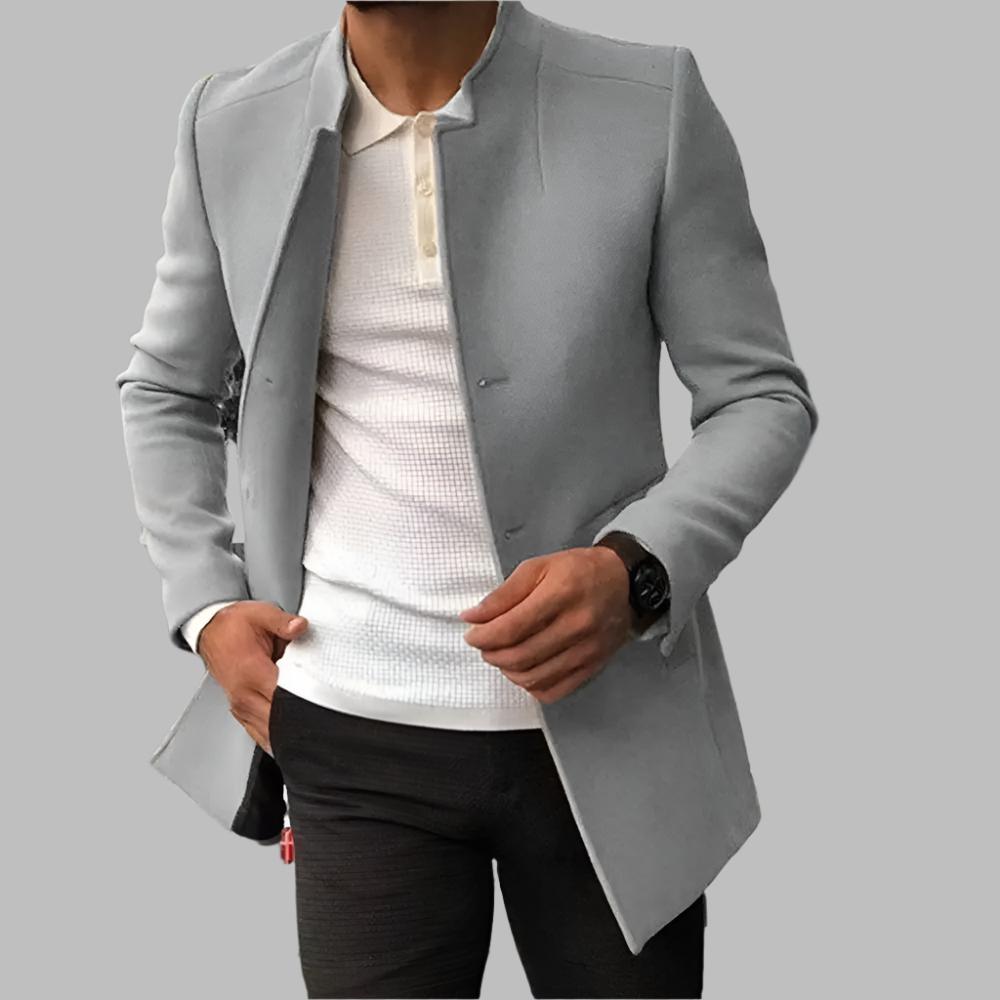 Elarova | Eleganter Wollmantel für Herren