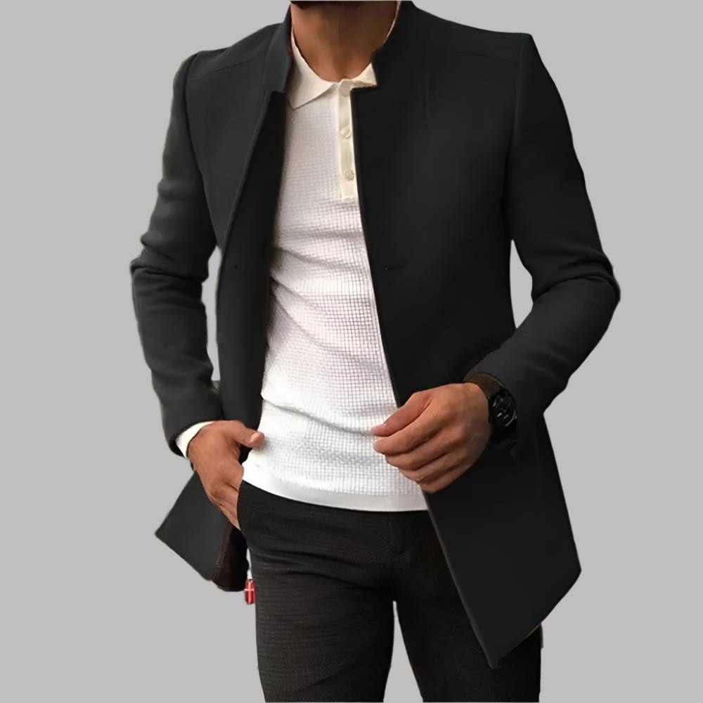 Elarova | Eleganter Wollmantel für Herren