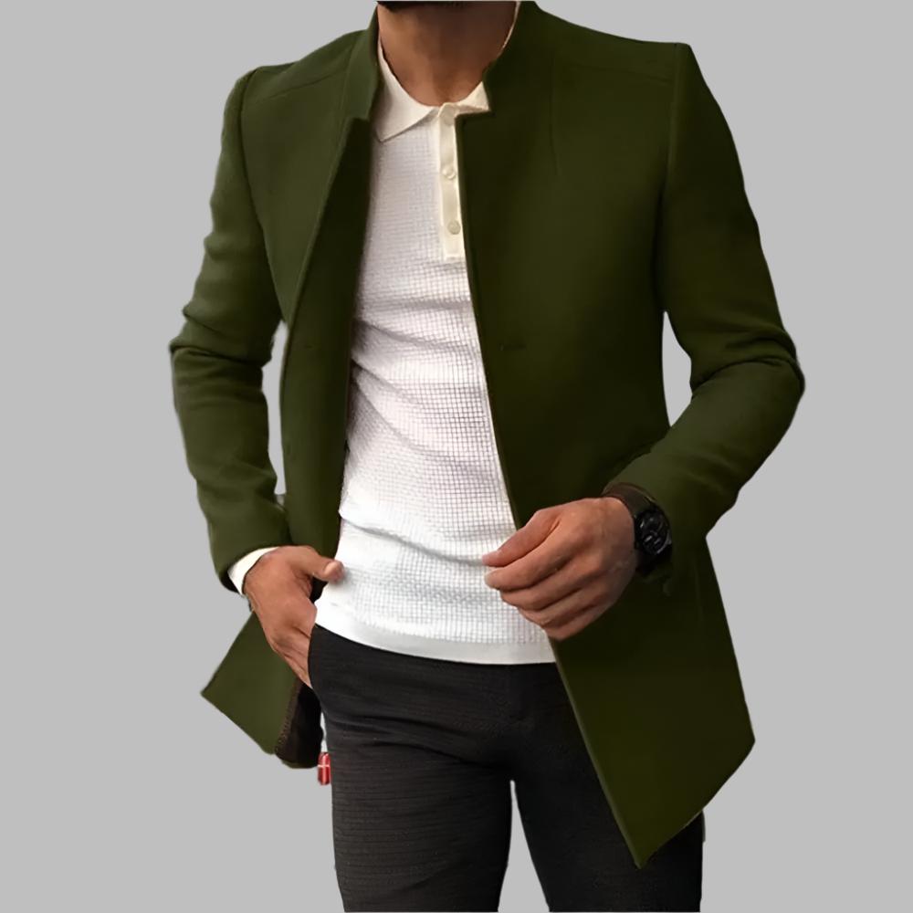 Elarova | Eleganter Wollmantel für Herren