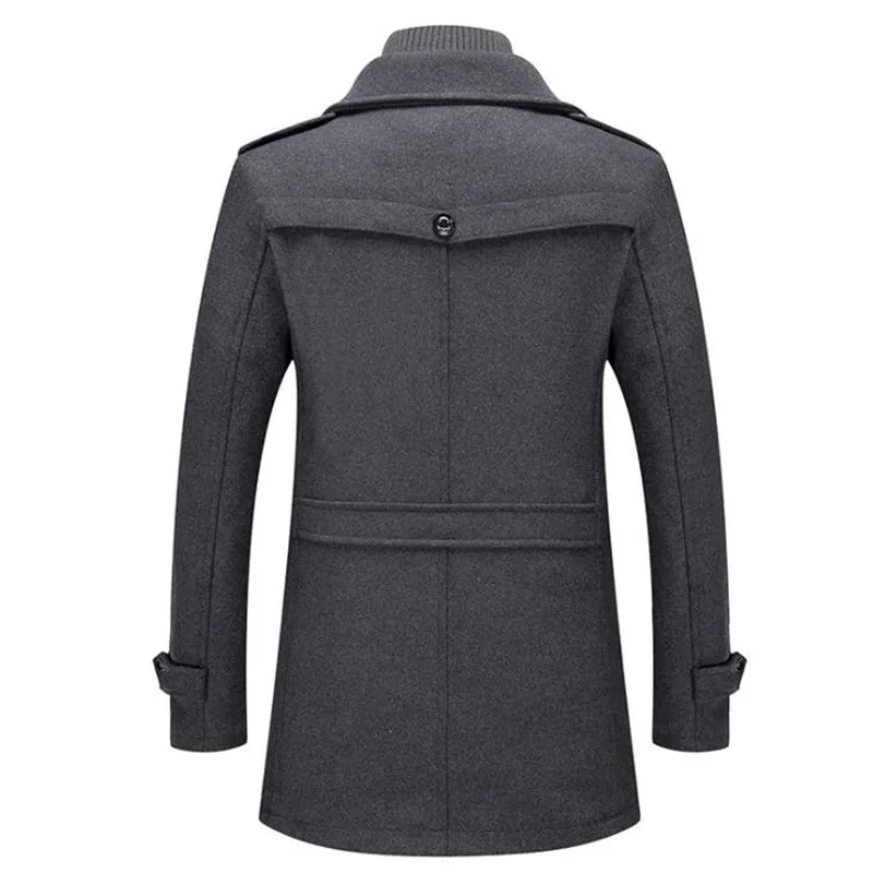 Elarova | Eleganter langer Herrenmantel