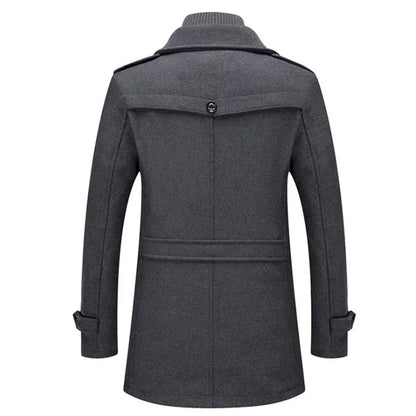 Elarova | Eleganter langer Herrenmantel