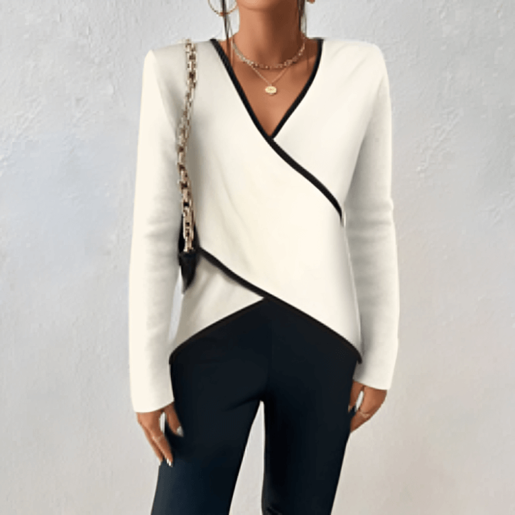 Elarova | Eleganter und stilvoller Langarmpullover für Frauen