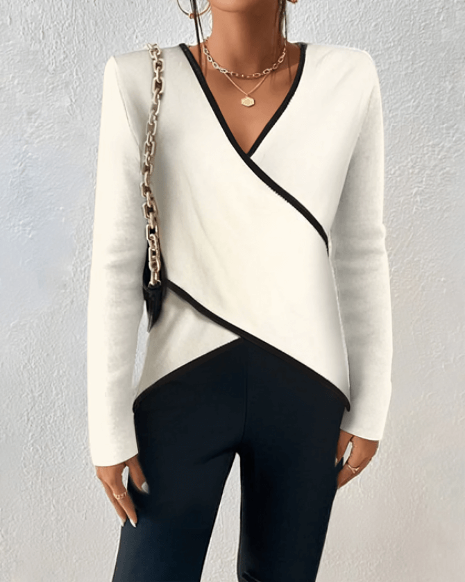 Elarova | Eleganter und stilvoller Langarmpullover für Frauen