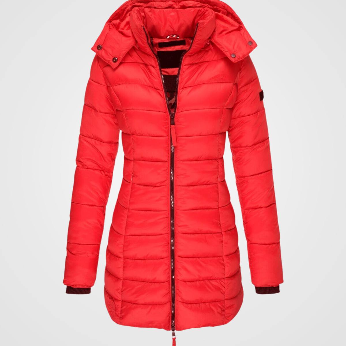 Elarova | Eleganter urbaner Stil Wintermantel für Damen mit Stehkragen