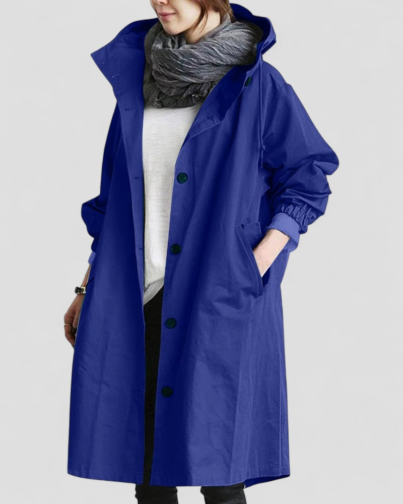 Elarova | Eleganter zweireihiger Trenchcoat für Damen