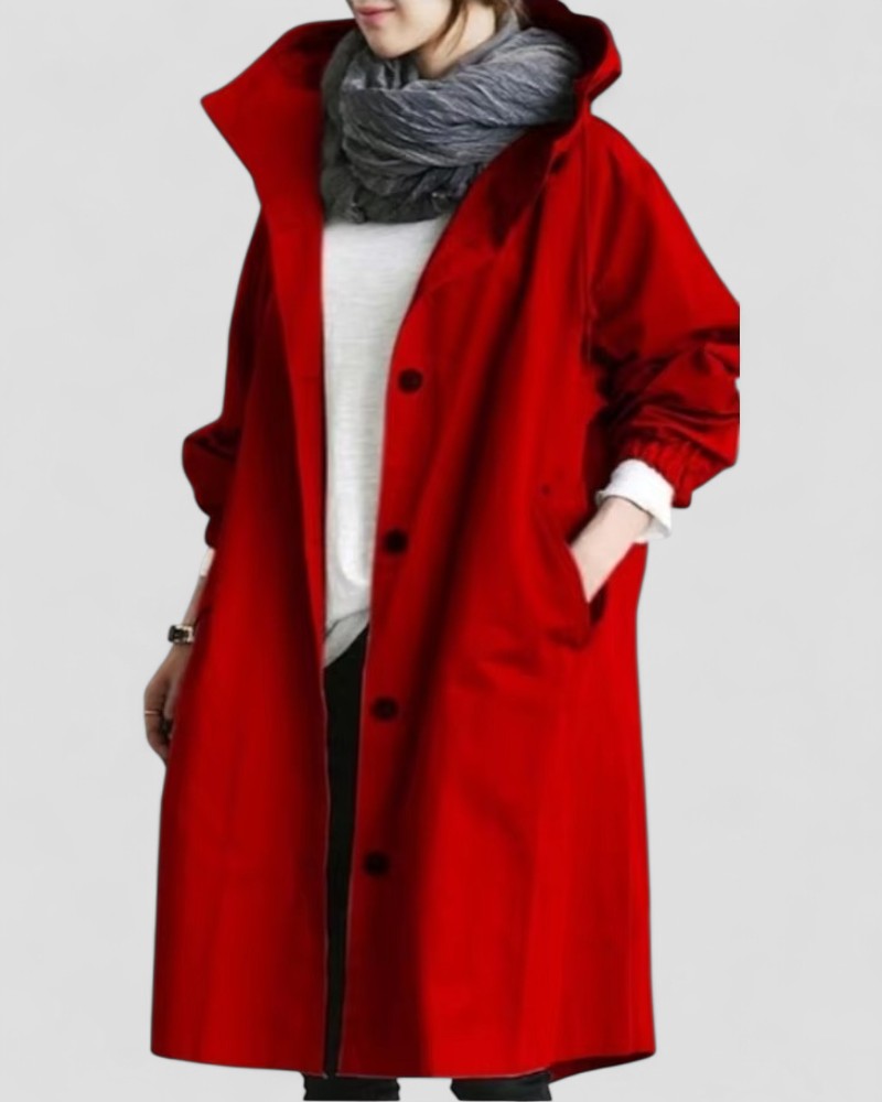 Elarova | Eleganter zweireihiger Trenchcoat für Damen