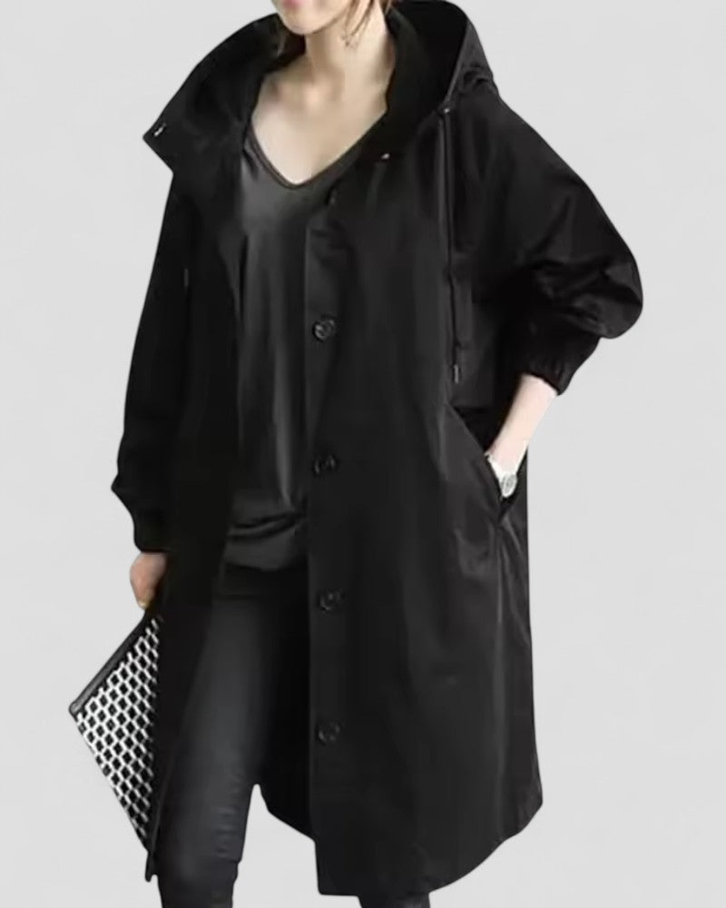 Elarova | Eleganter zweireihiger Trenchcoat für Damen