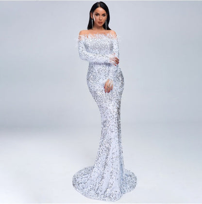 Elarova: Elegantes Abendkleid im Stil von