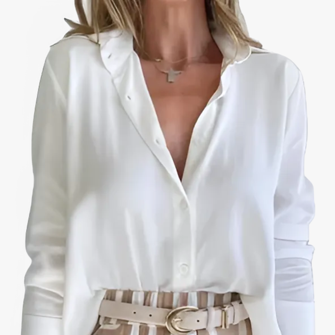 Elarova | Elegantes Damen Hosenanzug Set aus Leinen