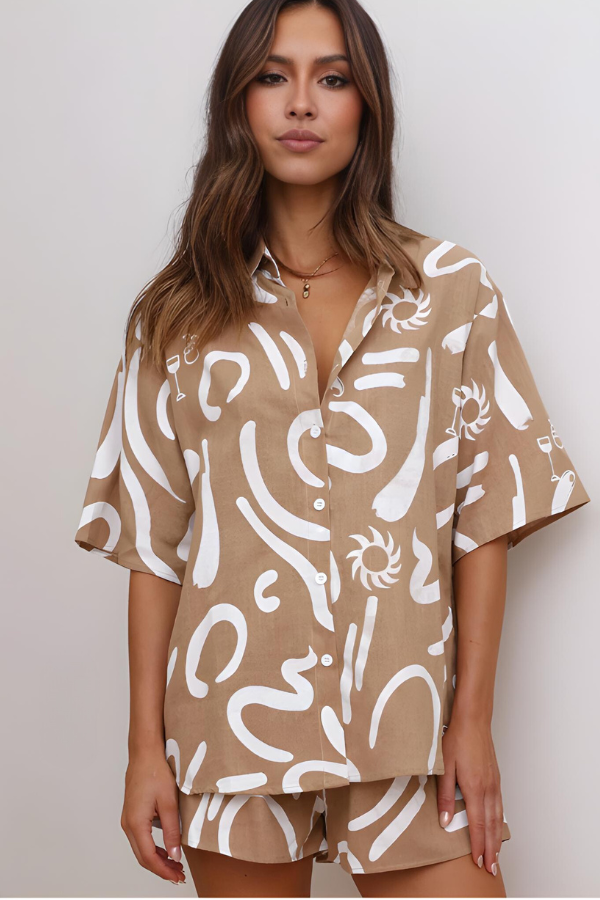 Elarova | Elegantes Damen Strand-Set für den Sommer