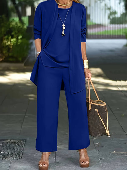 Elarova | Elegantes Dreiteiliges Ensemble Für Damen