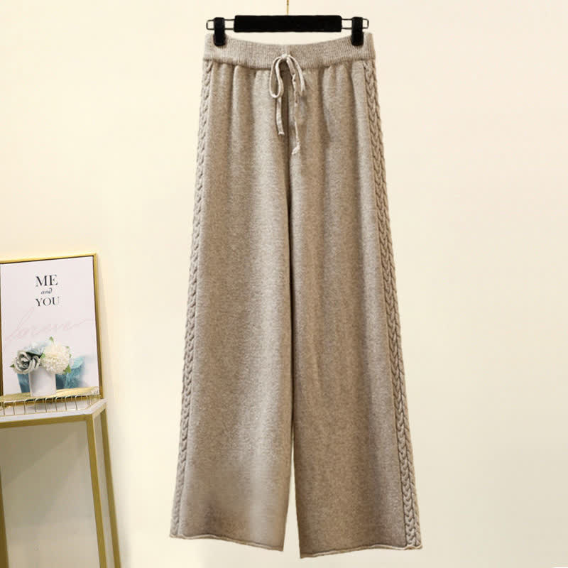 Elarova | Elegantes Set Aus Rollkragenpullover Und Lockerer Hose