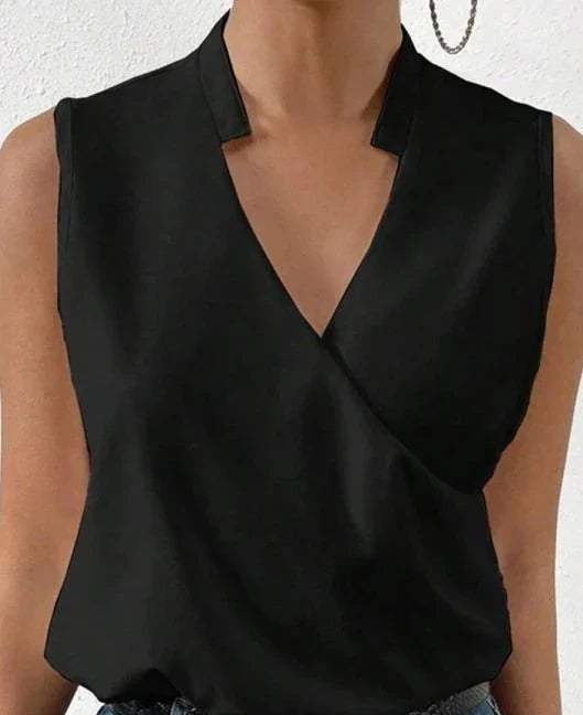 Elarova | Elegantes ärmelloses Einfarbiges Top
