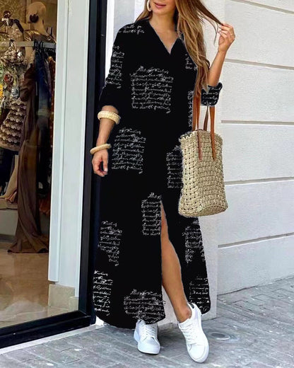 Elarova: Elegantes, figurbetontes Wickelkleid mit Reverskragen