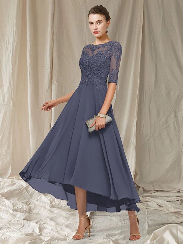 Elarova | Elegantes schickes Abendkleid