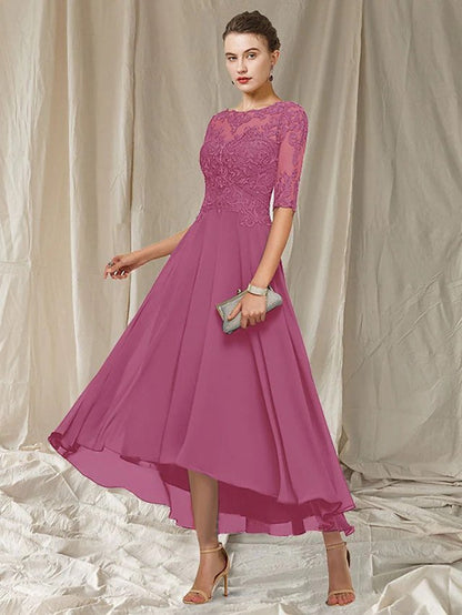 Elarova | Elegantes schickes Abendkleid