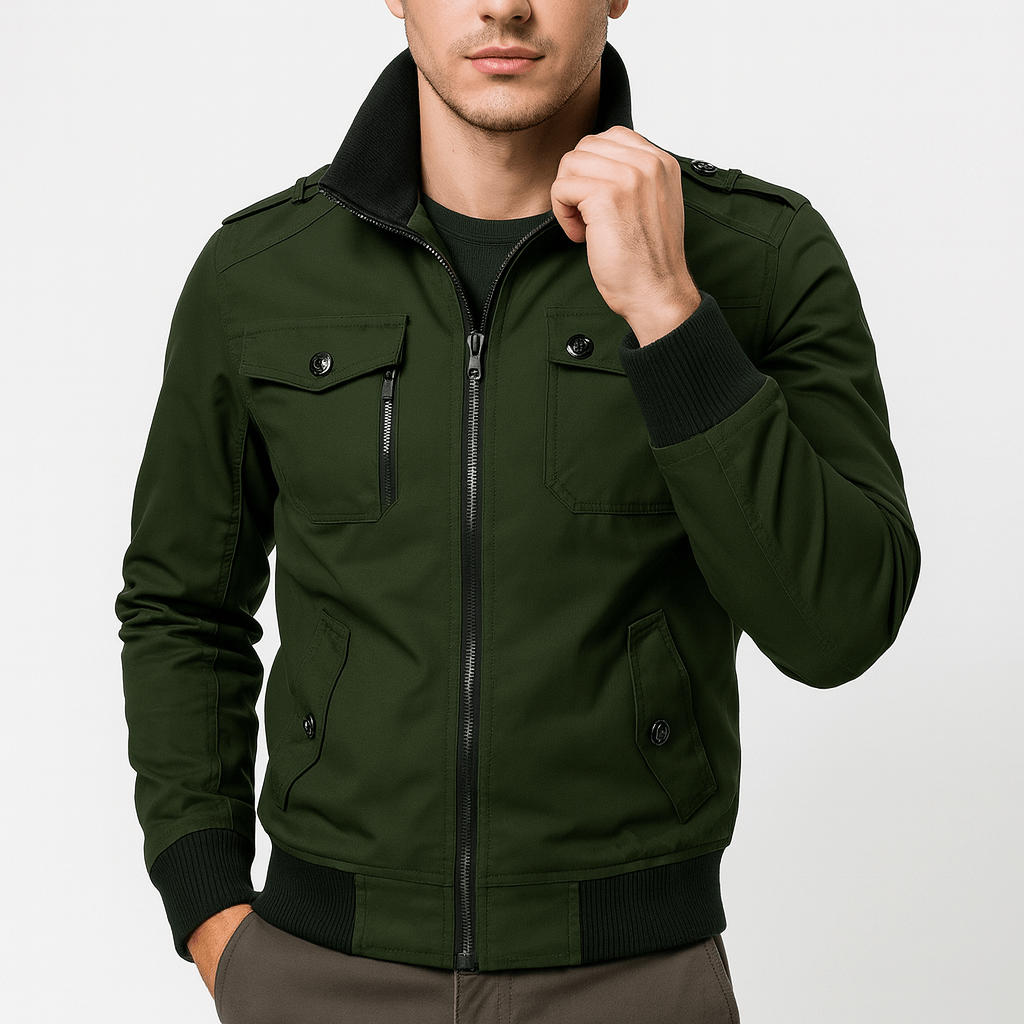 Elarova | Epauletten-Bomberjacke