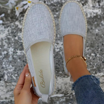 Elarova | Espadrilles, Flache, Leichte Schuhe Aus Segeltuch