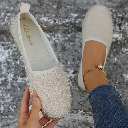 Elarova | Espadrilles, Flache, Leichte Schuhe Aus Segeltuch