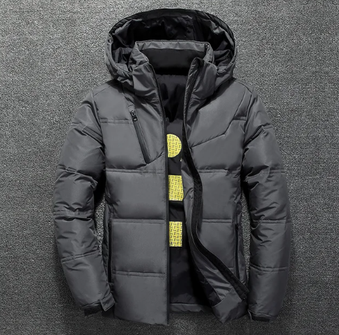 Elarova | Extra warme abnehmbare Winterjacke mit Kapuze