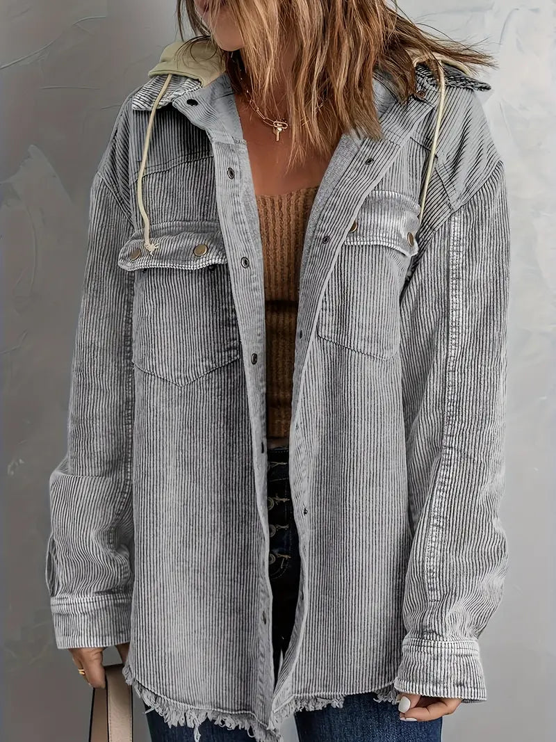 Elarova | Farbblock Hoodie Jacke für Damen | Perfekt für Herbst und Winter