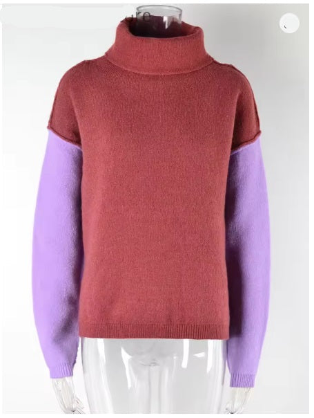 Elarova | Farbblockpullover im Wintertrend