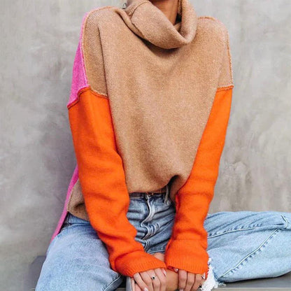 Elarova | Farbblockpullover im Wintertrend
