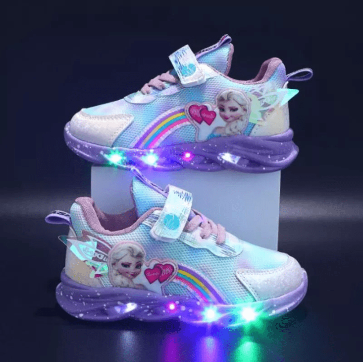 Elarova | Farbenfrohe Leuchtende Kinder Sneaker