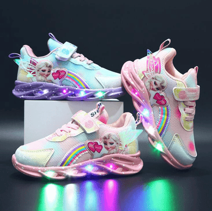 Elarova | Farbenfrohe Leuchtende Kinder Sneaker