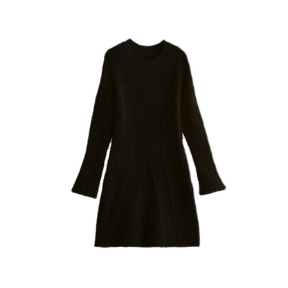 Elarova Fashion Ripped Knit Dress