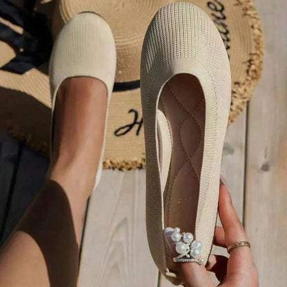 Elarova | Flache Damen Slipper