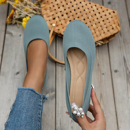 Elarova | Flache Damen Slipper