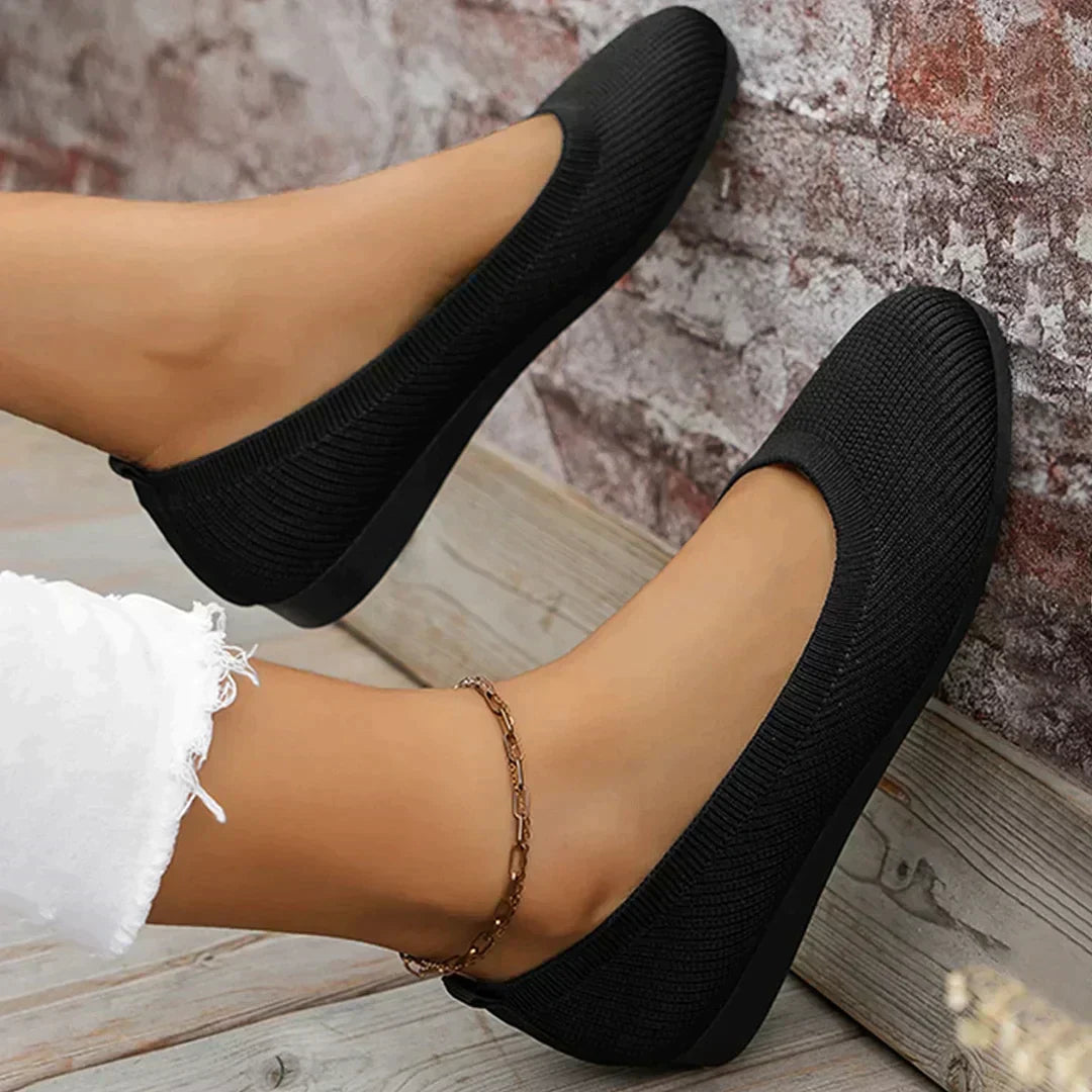 Elarova | Flache Damen Slipper