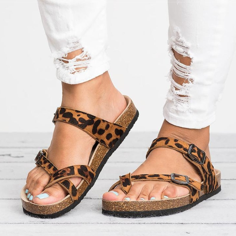 Elarova | Flache Pantoffeln für Damen