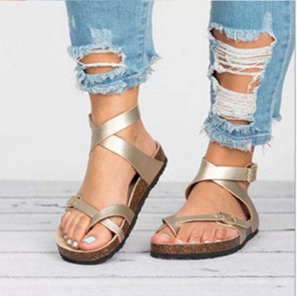 Elarova | Flache Pantoffeln für Damen