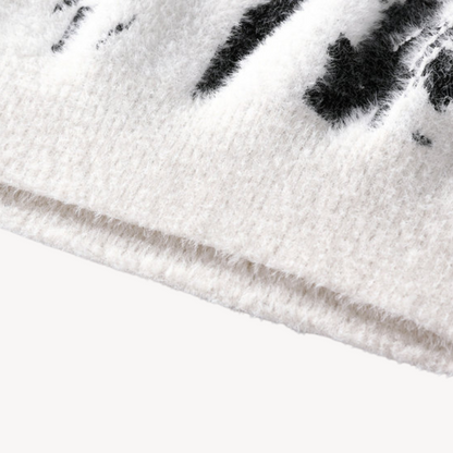 Elarova | Flauschiger Strickpullover für Herren