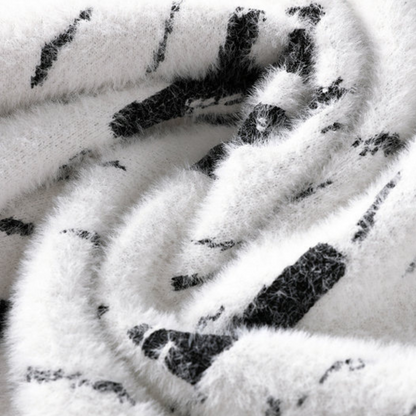 Elarova | Flauschiger Strickpullover für Herren