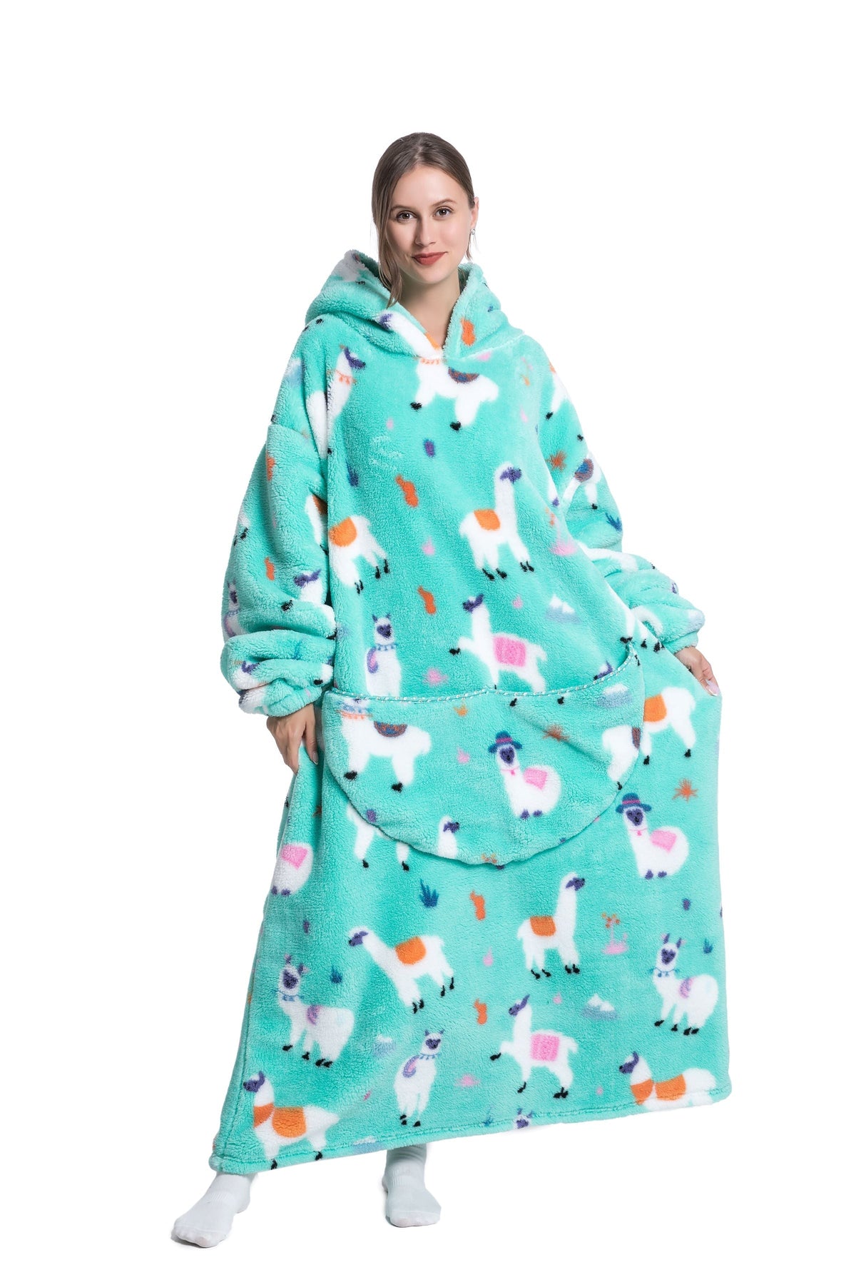 Elarova | Fleece Hoodie Decke Für Den WINTER