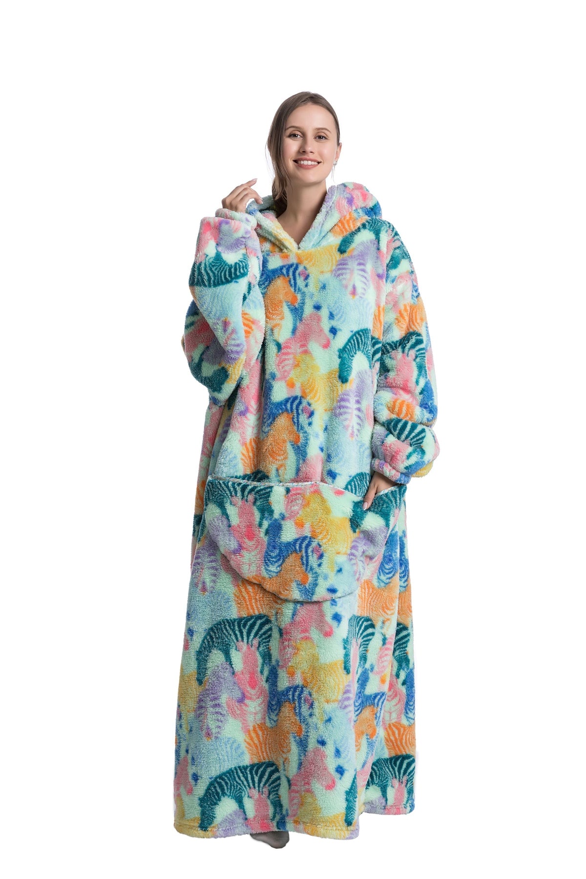 Elarova | Fleece Hoodie Decke Für Den WINTER