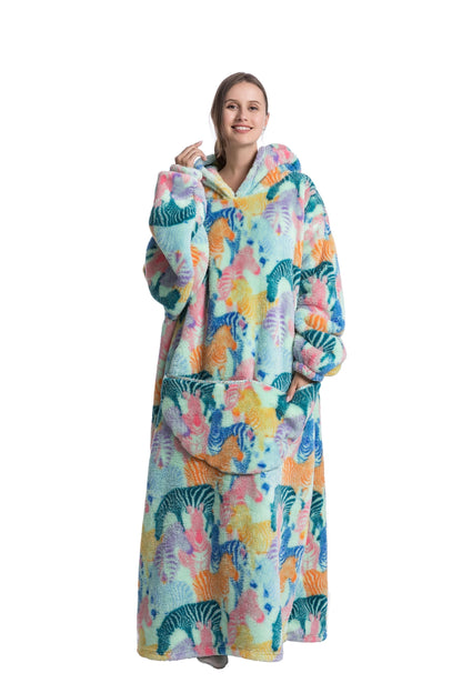 Elarova | Fleece Hoodie Decke Für Den WINTER