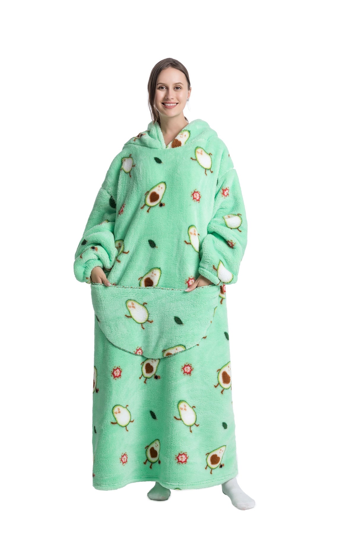 Elarova | Fleece Hoodie Decke Für Den WINTER
