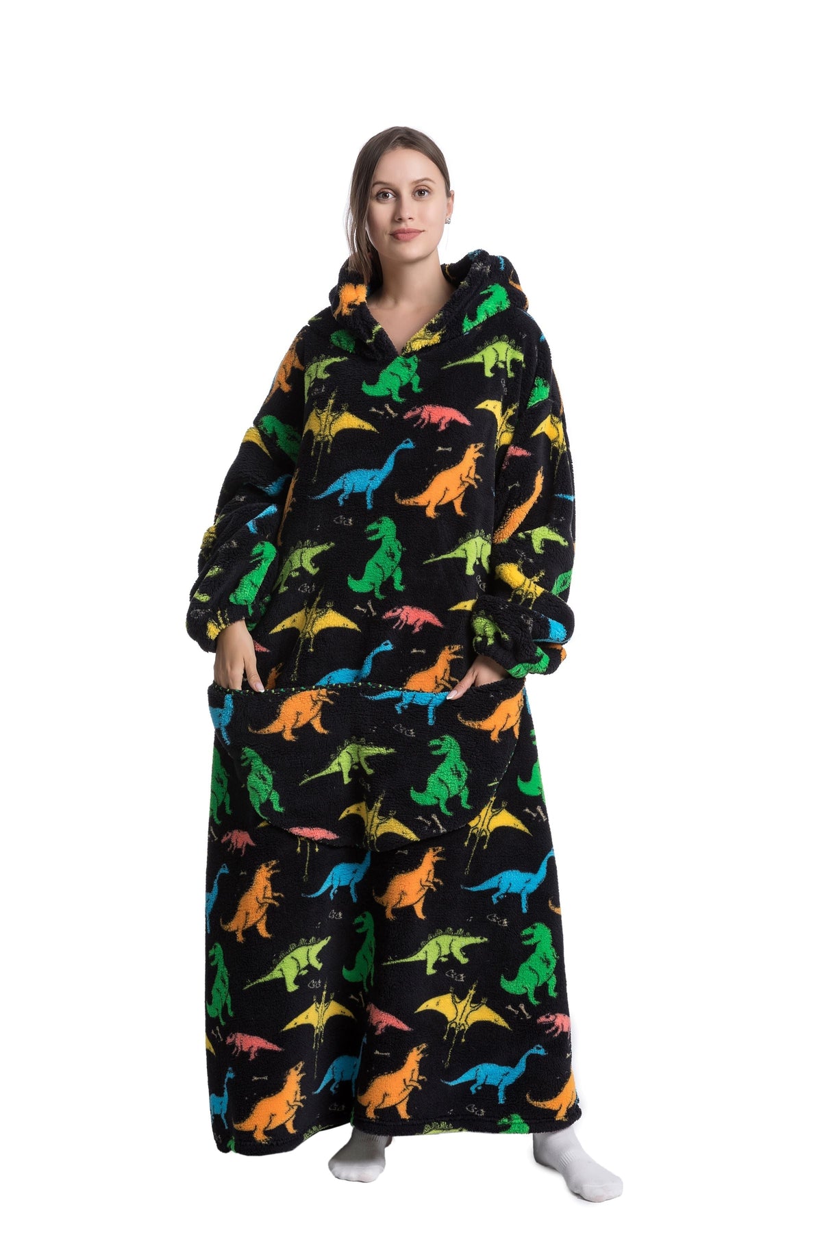 Elarova | Fleece Hoodie Decke Für Den WINTER