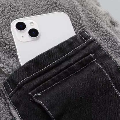 Elarova | Fleecegefütterte Jeansjacke für Herren